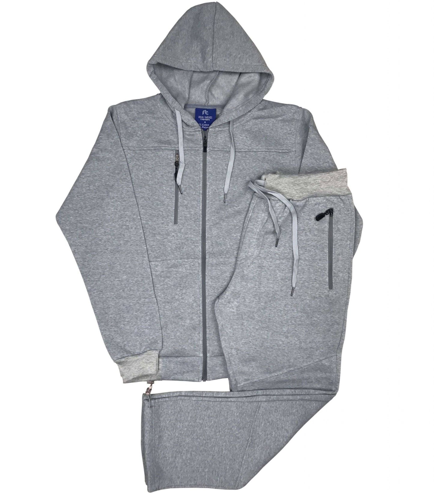 Men’s 2-Piece Sweatsuit Fleece Jogging Suit Warm Outfit