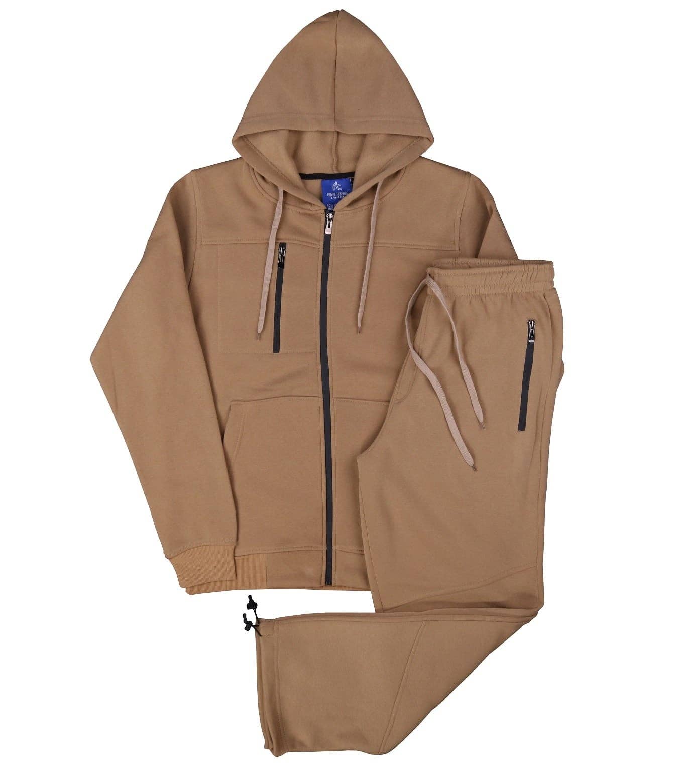 Men’s 2-Piece Sweatsuit Fleece Jogging Suit Warm Outfit
