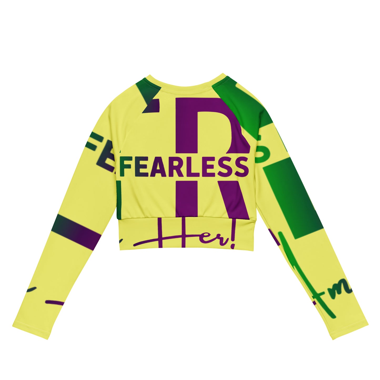 Women's Designer long-sleeve crop top