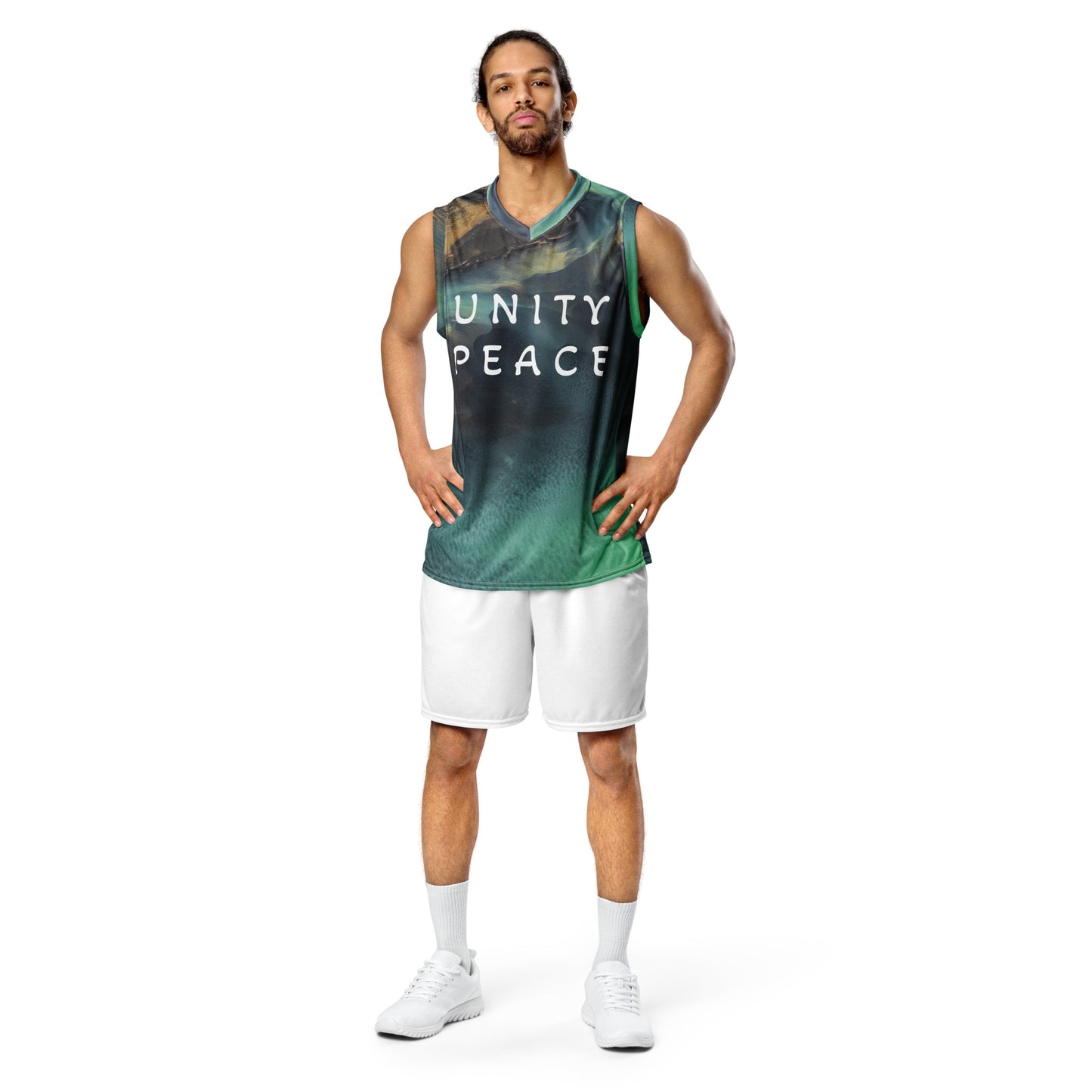 UNITY PEACE unisex basketball jersey