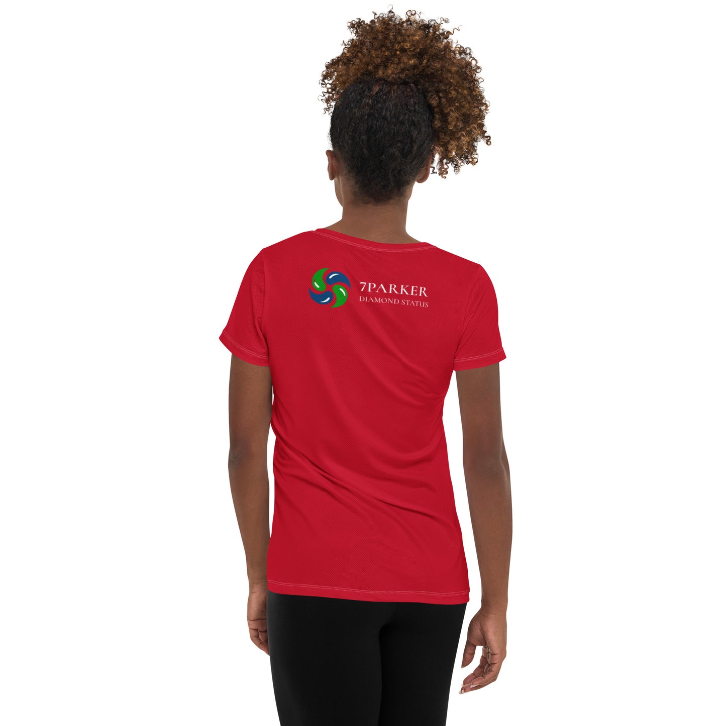 7Parker All-Over Print Women's Athletic T-shirt