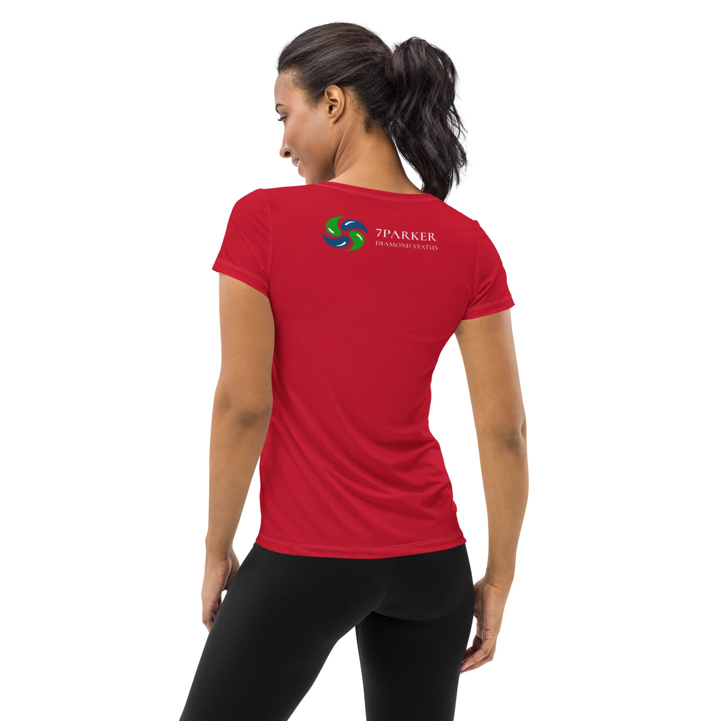 7Parker All-Over Print Women's Athletic T-shirt
