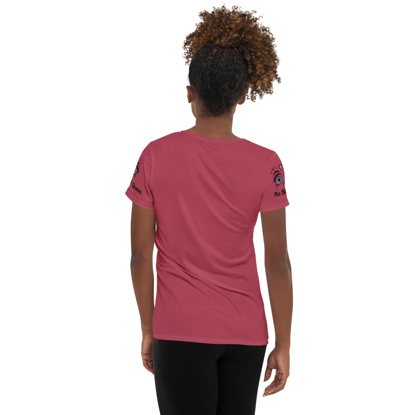 Black Queen Women's Athletic T-shirt