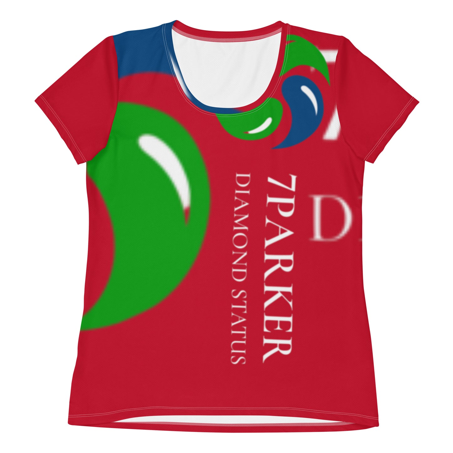 7Parker All-Over Print Women's Athletic T-shirt