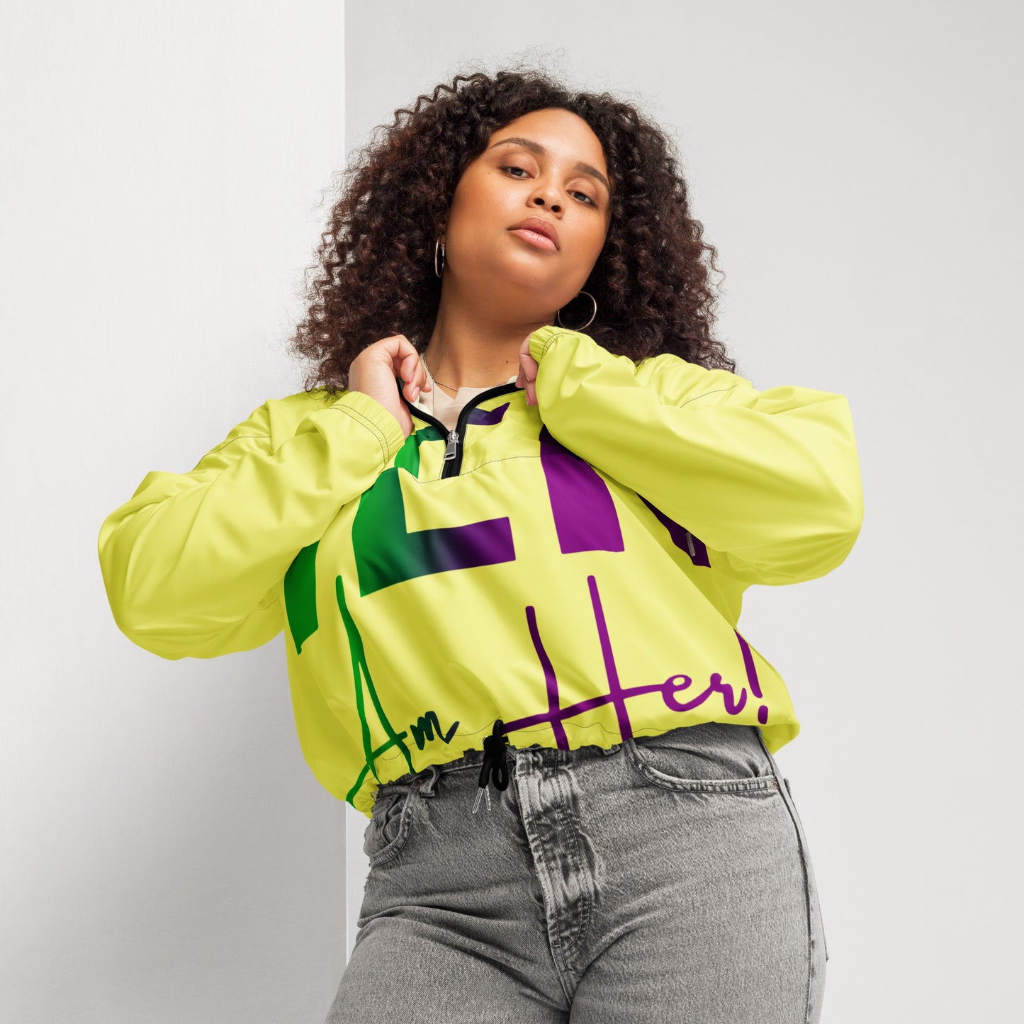 Women’s cropped windbreaker