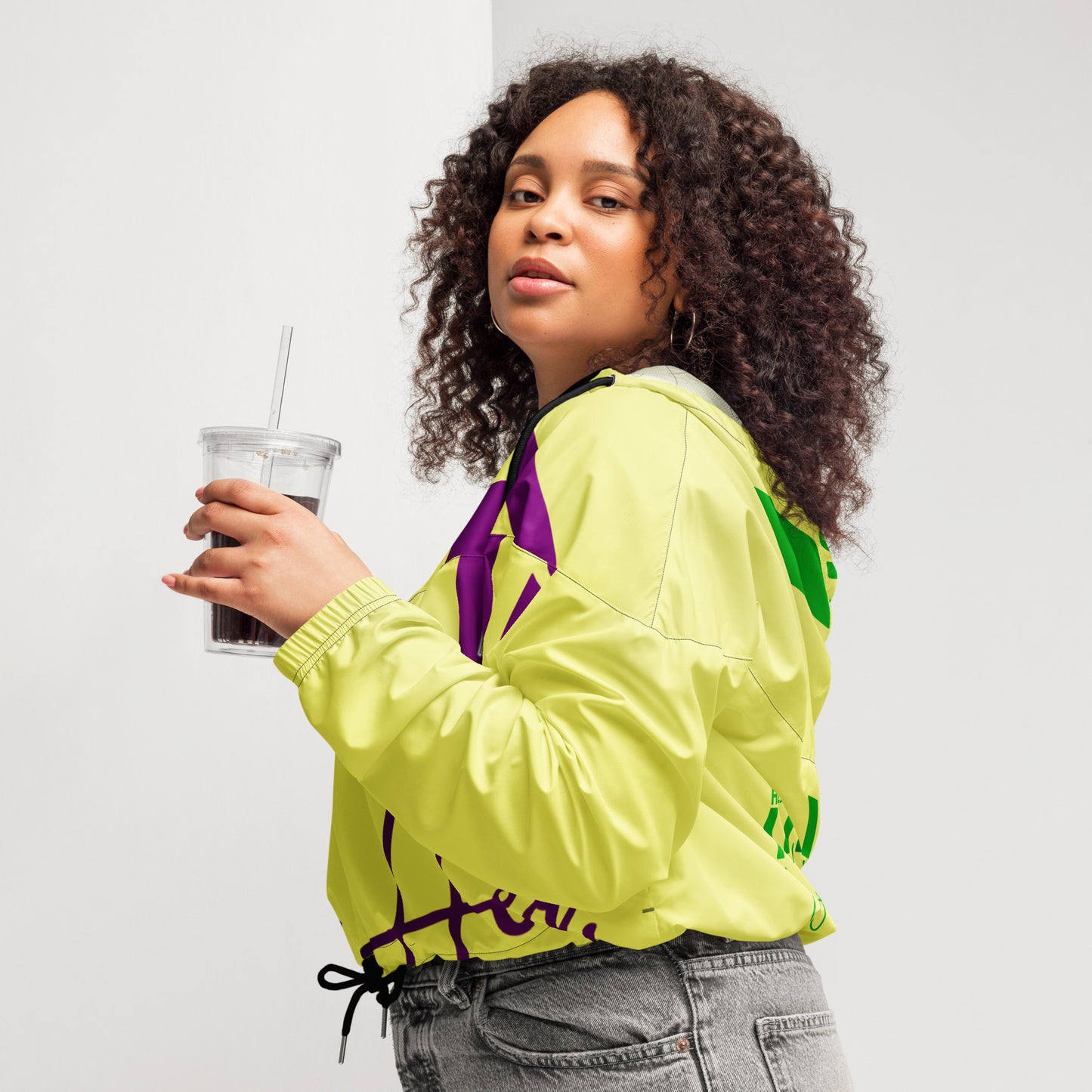 Women’s cropped windbreaker