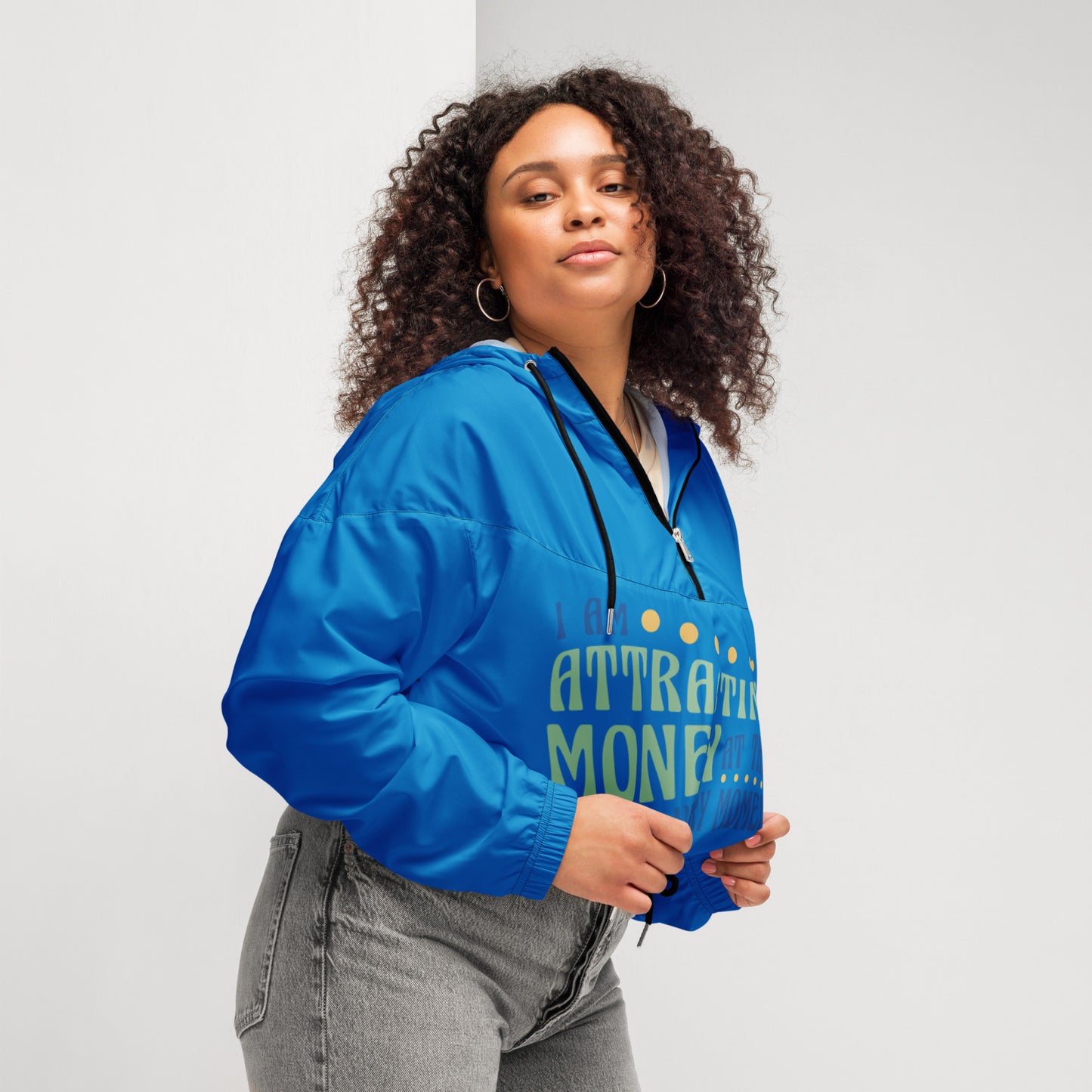 Women’s Designer cropped windbreaker