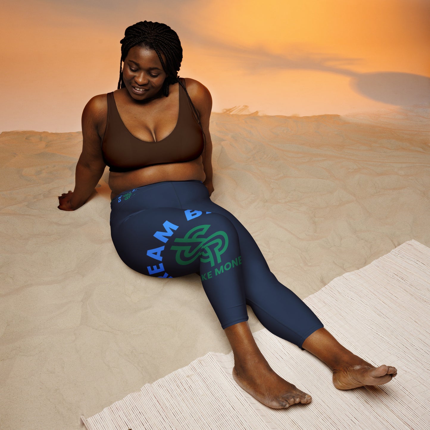 Dream Big Make Yoga Capri Leggings
