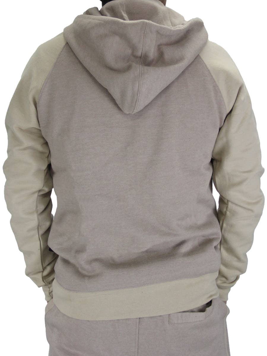 W2205-0014 FLEECE PULLOVER RAGLAN HOODIE