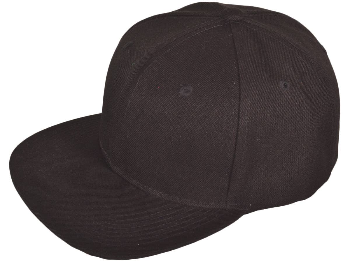 Blank Snapback Hats - Flat Bill Plain Vintage Snapbacks