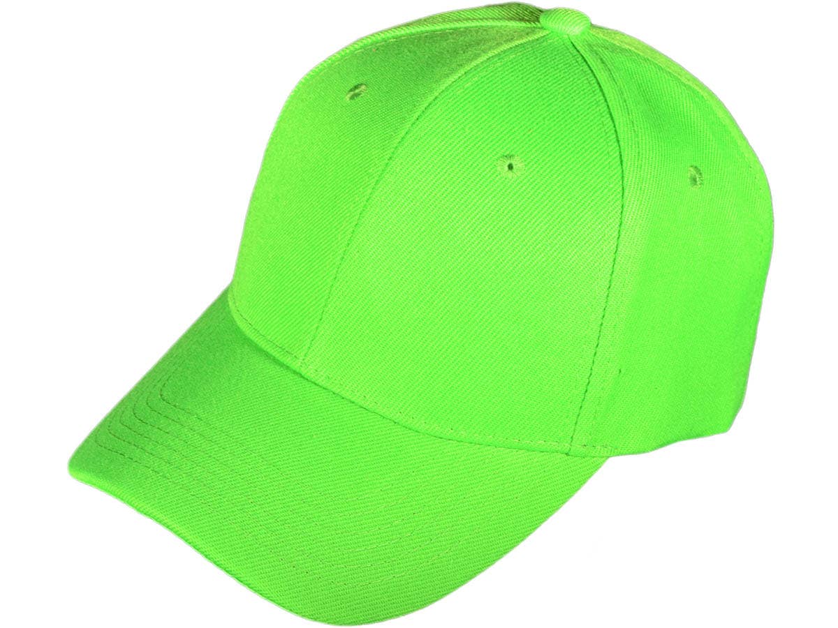 Blank Baseball Hats - BK Caps Structured 6 Panel Mid Profile