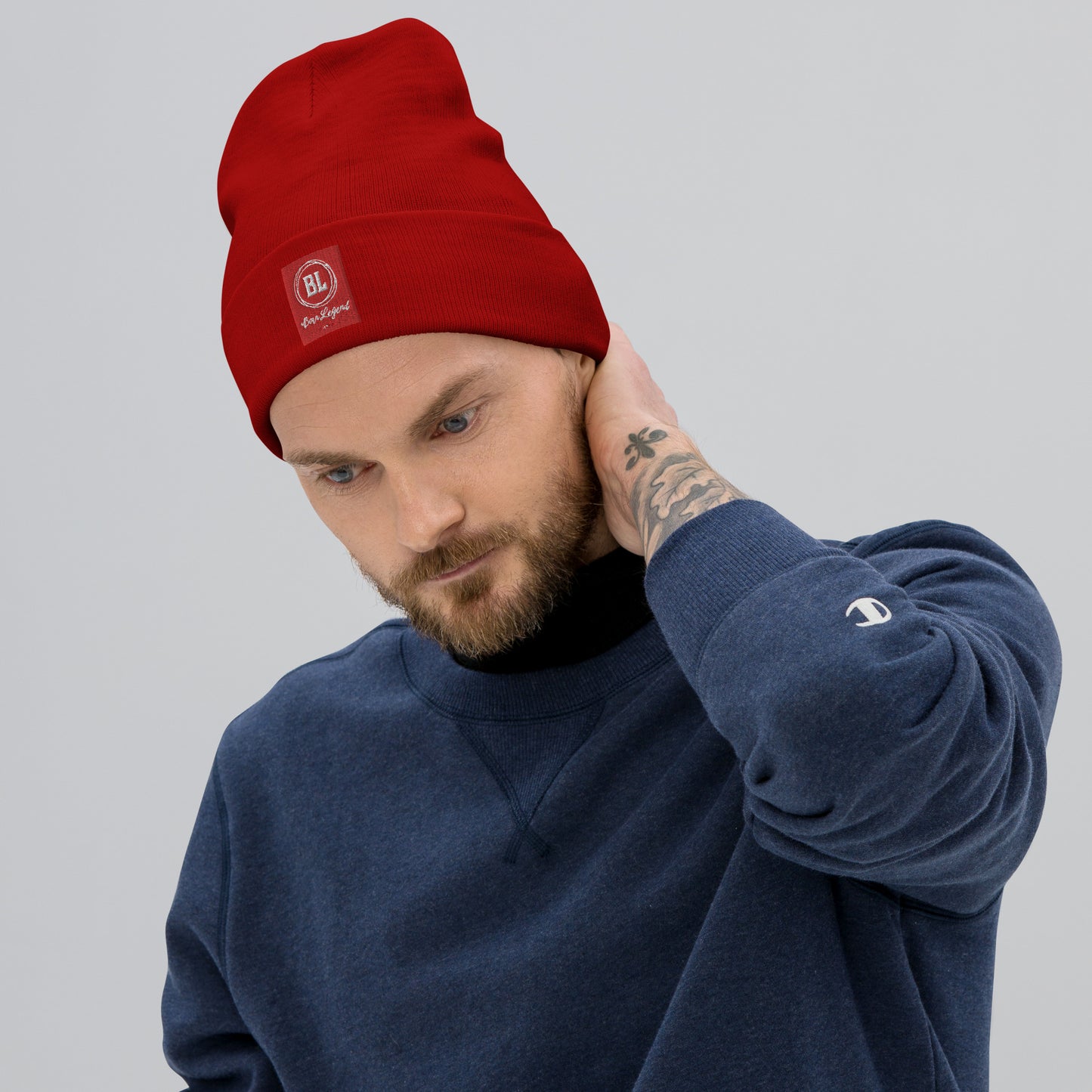 Born Legend Embroidered Beanie