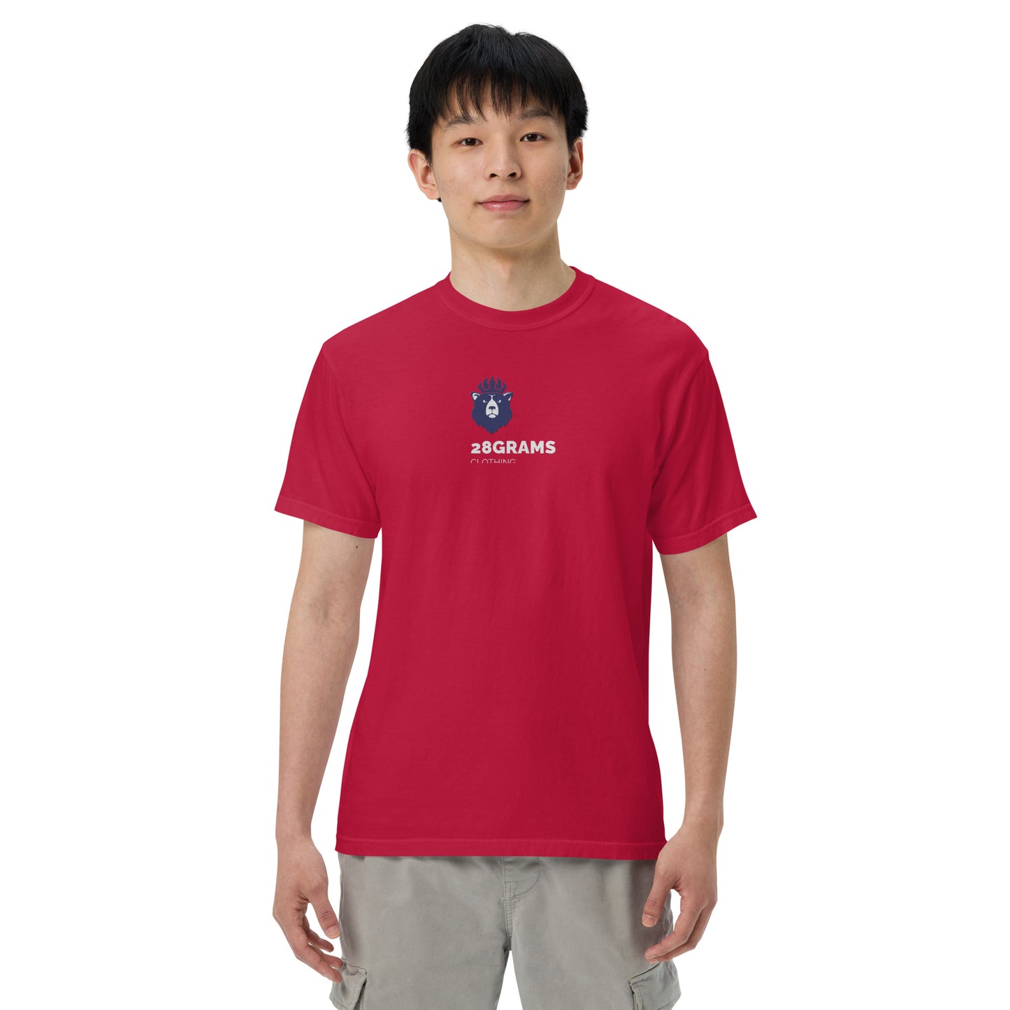 28Grams Men’s garment-dyed heavyweight t-shirt