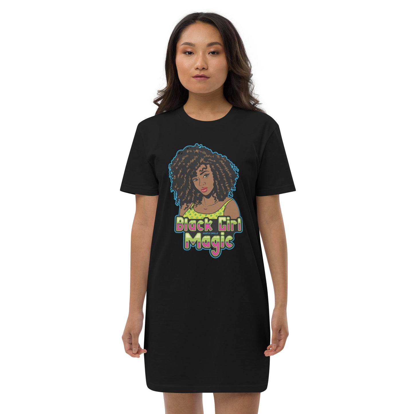 Black Girl Magic (Organic cotton t-shirt dress)