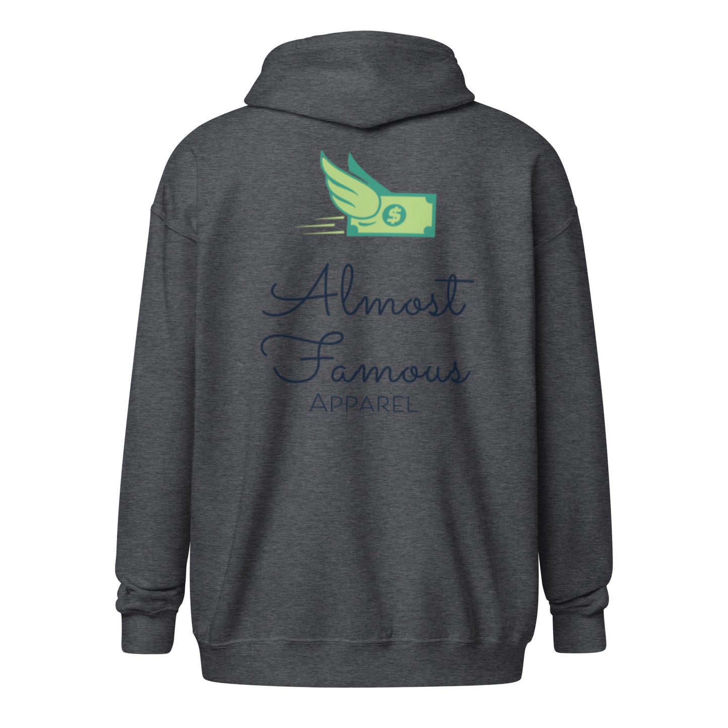 Almost Famous Unisex heavy blend zip hoodie