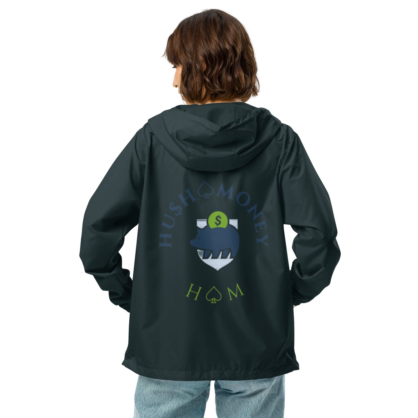 Unisex lightweight zip up windbreaker