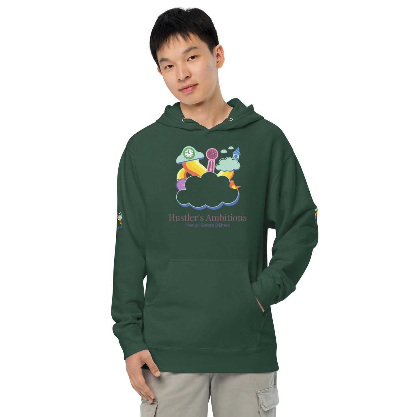 Hustler's Ambitions Unisex midweight hoodie