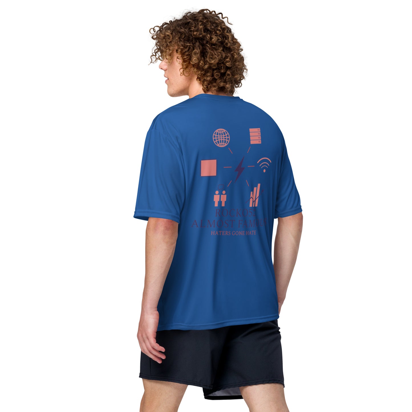 Rocko52 Logo performance crew neck t-shirt