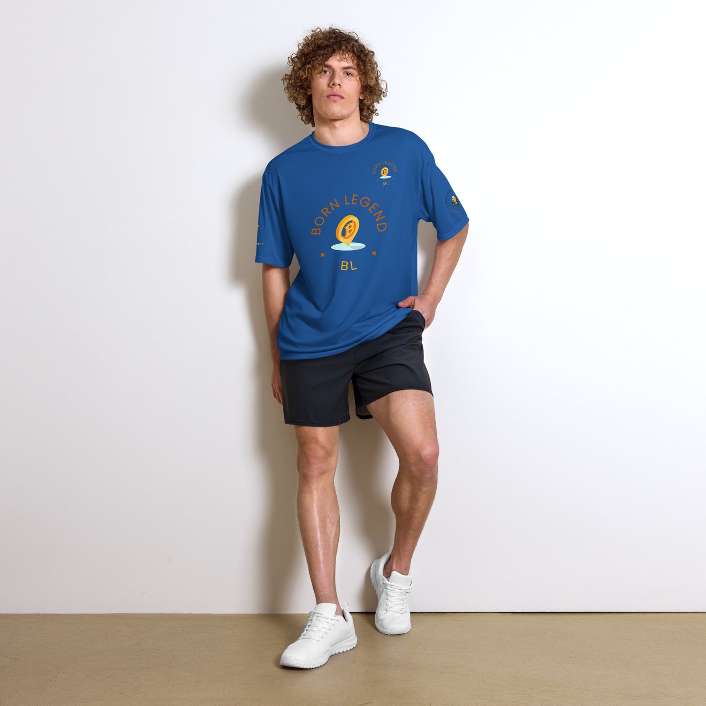 Born Legend Men performance crew neck t-shirt