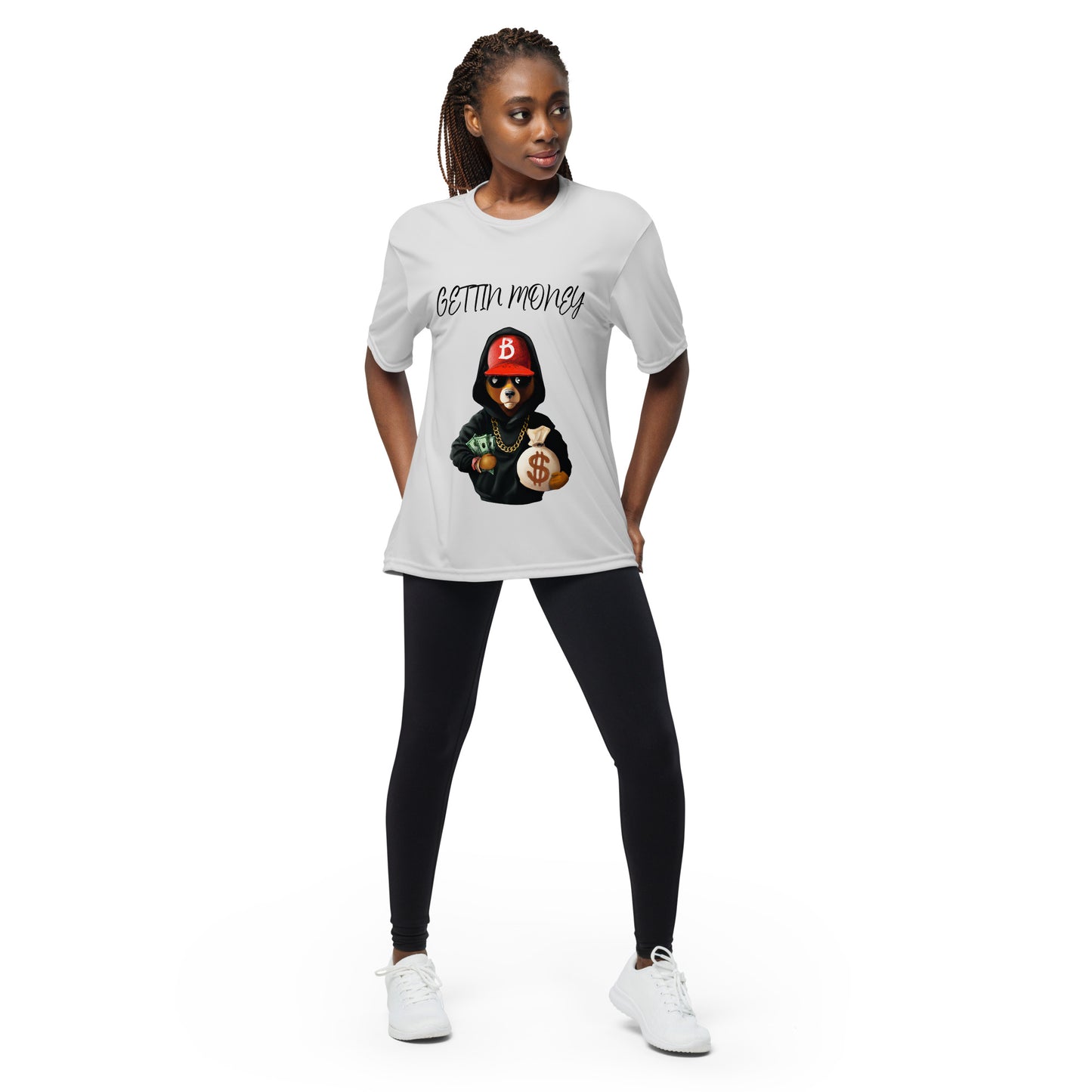 Unisex performance crew neck t-shirt