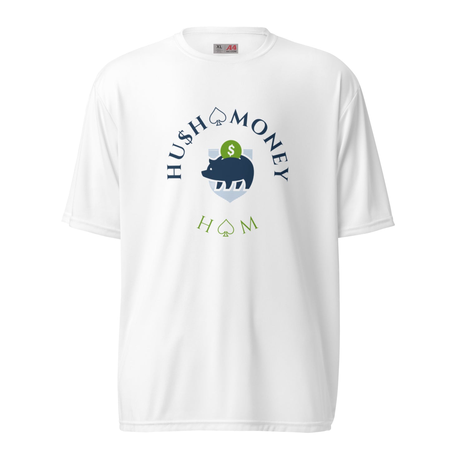 HU$H MONEY Unisex performance crew neck t-shirt