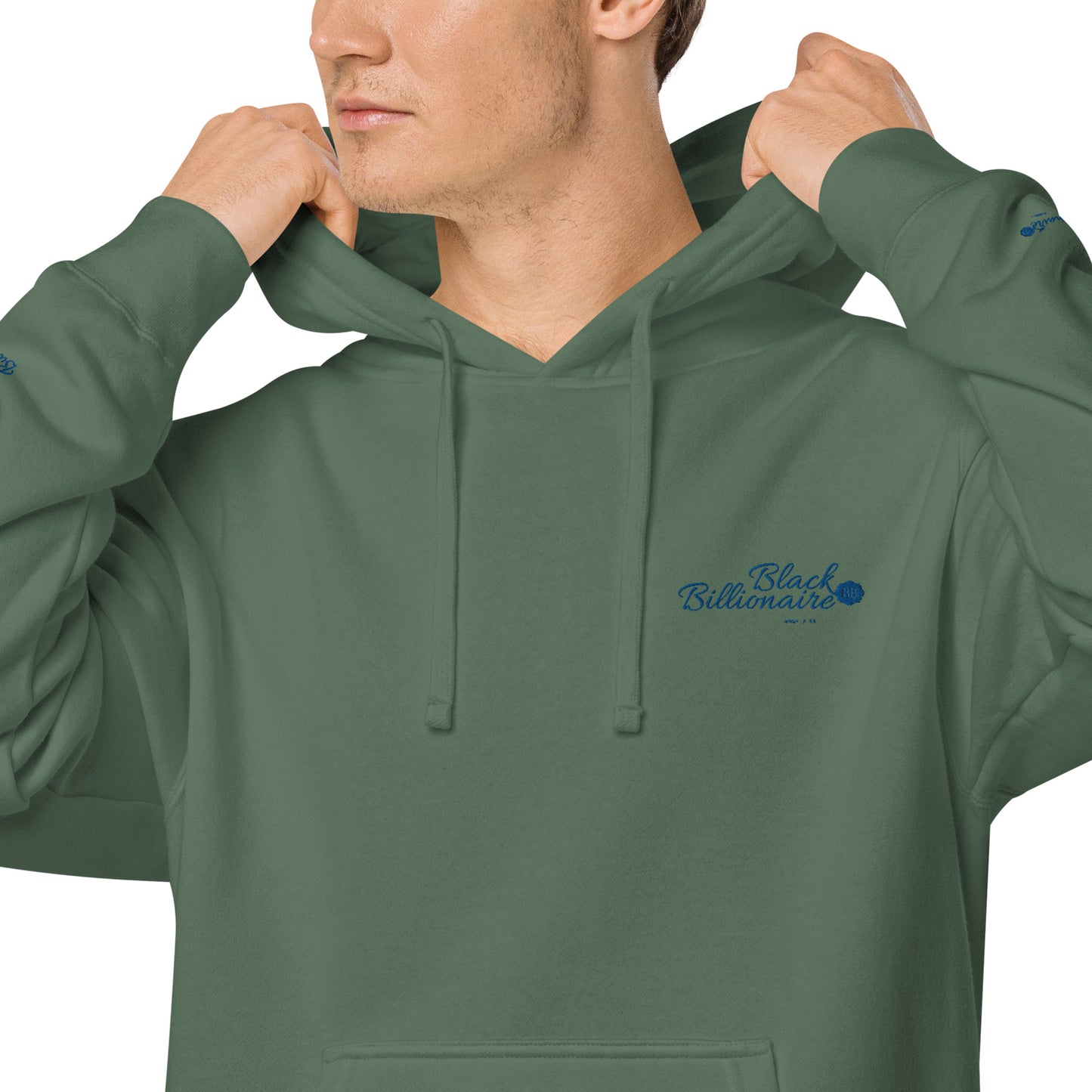 Black Billionaire Unisex pigment-dyed hoodie