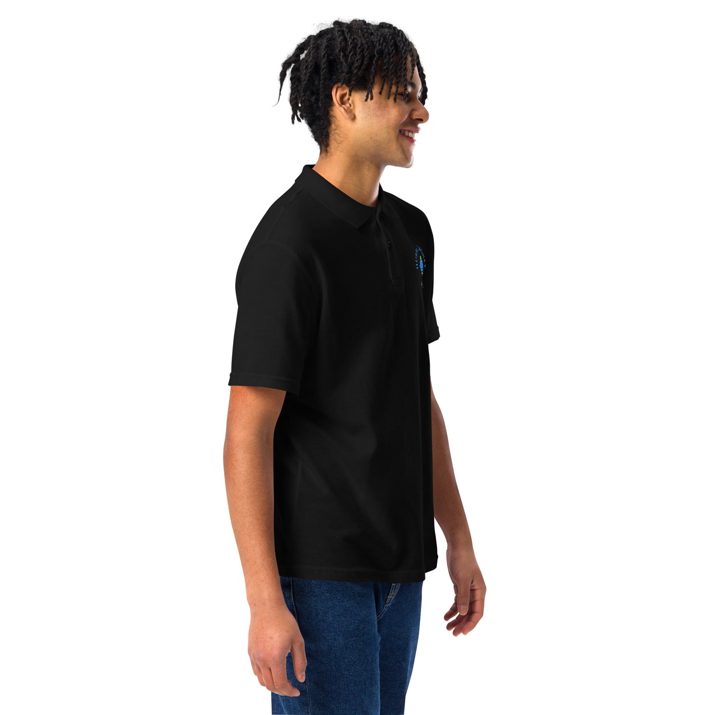 HU$H MONEY Unisex pique polo shirt