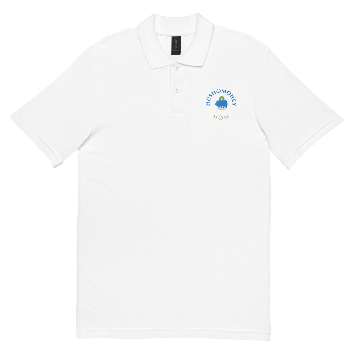 HU$H MONEY Unisex pique polo shirt