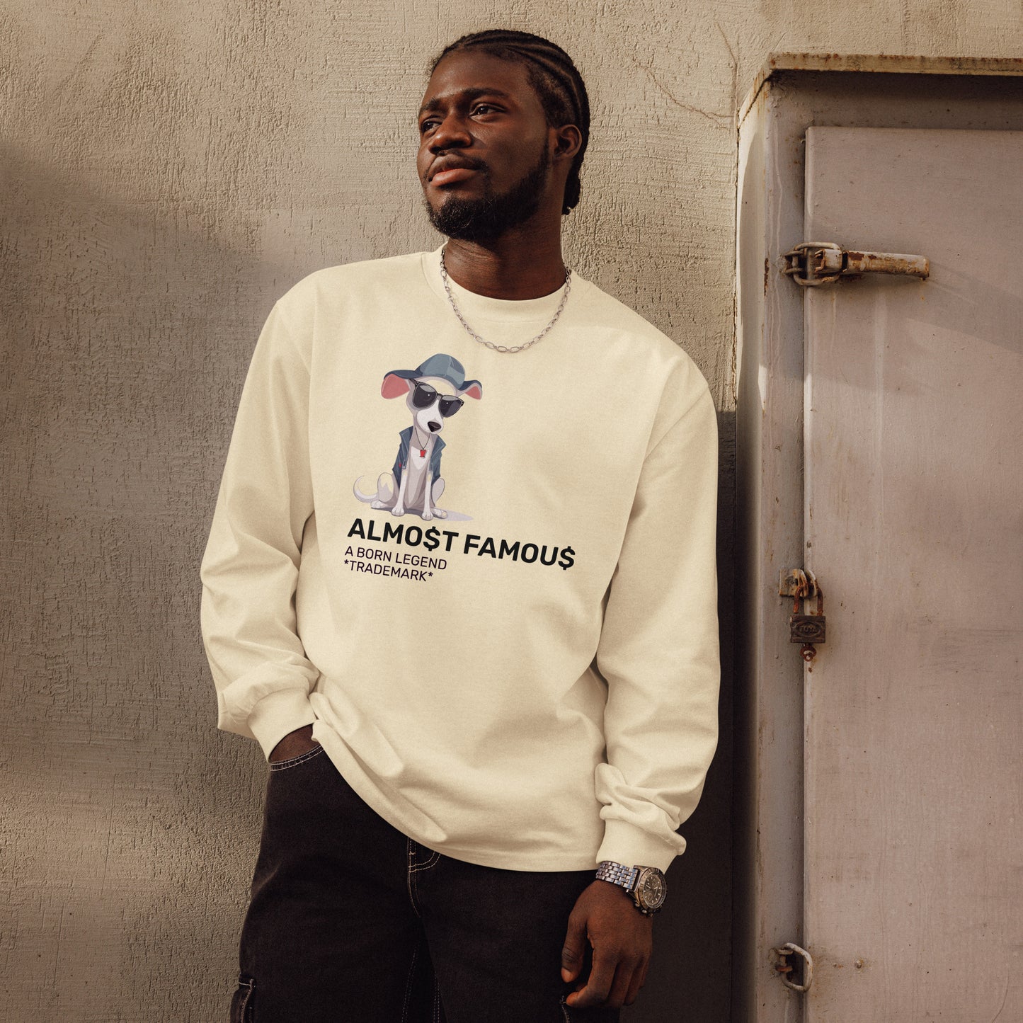 Almost Famous Premium heavyweight long sleeve shirt