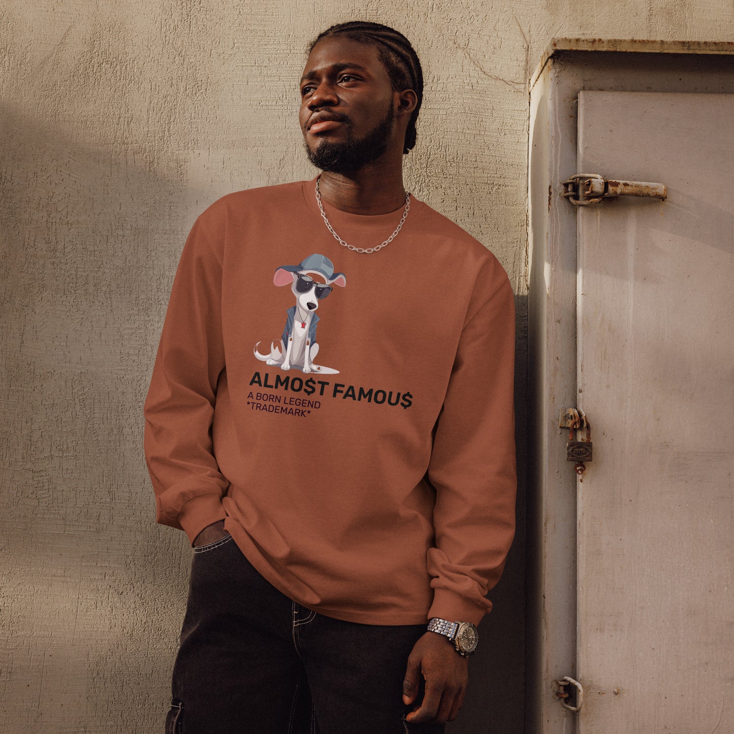Almost Famous Premium heavyweight long sleeve shirt