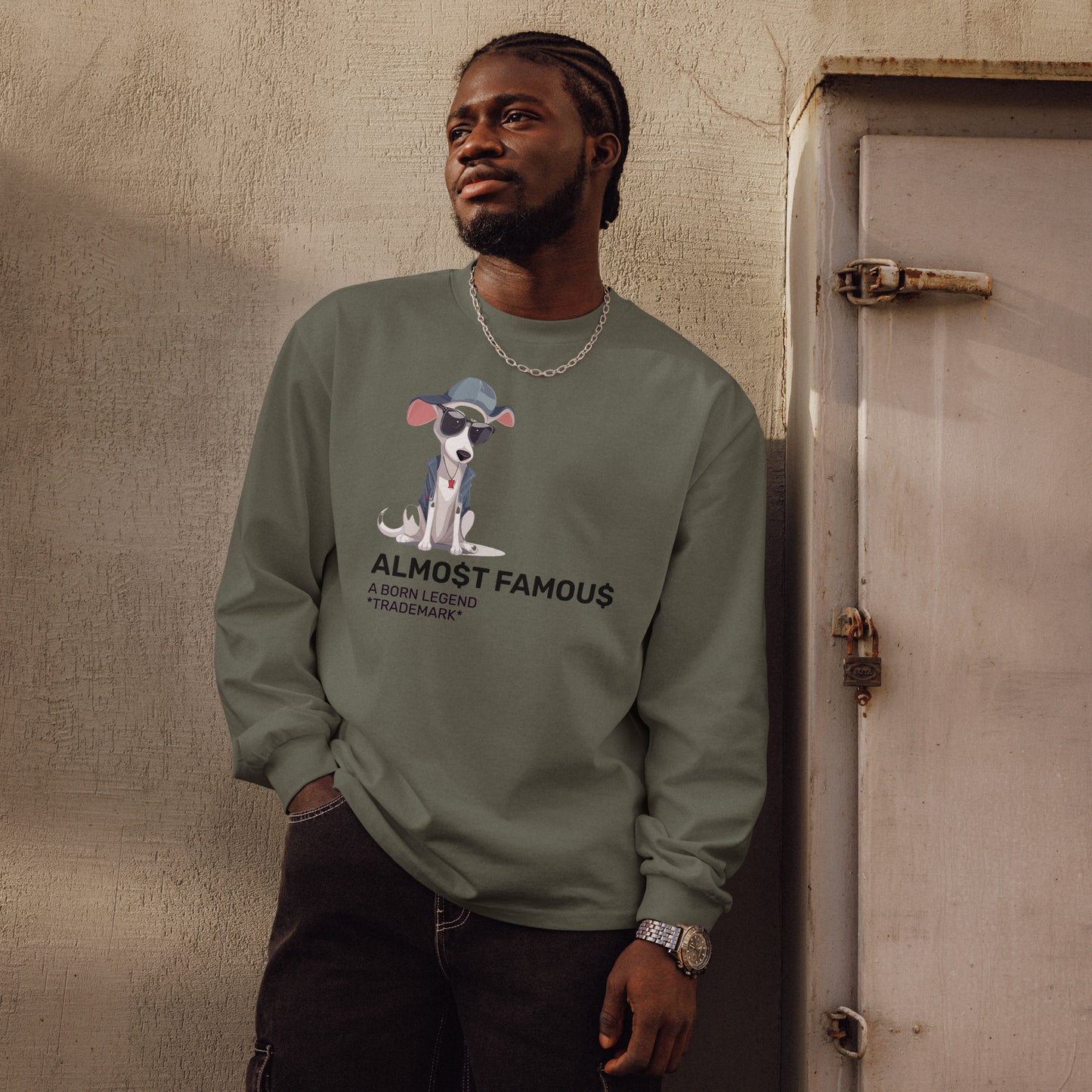 Almost Famous Premium heavyweight long sleeve shirt
