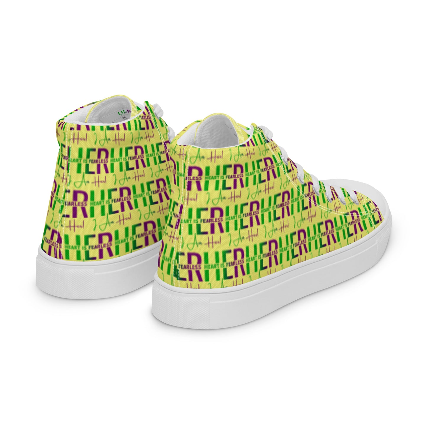 Women’s Designer high top canvas shoes