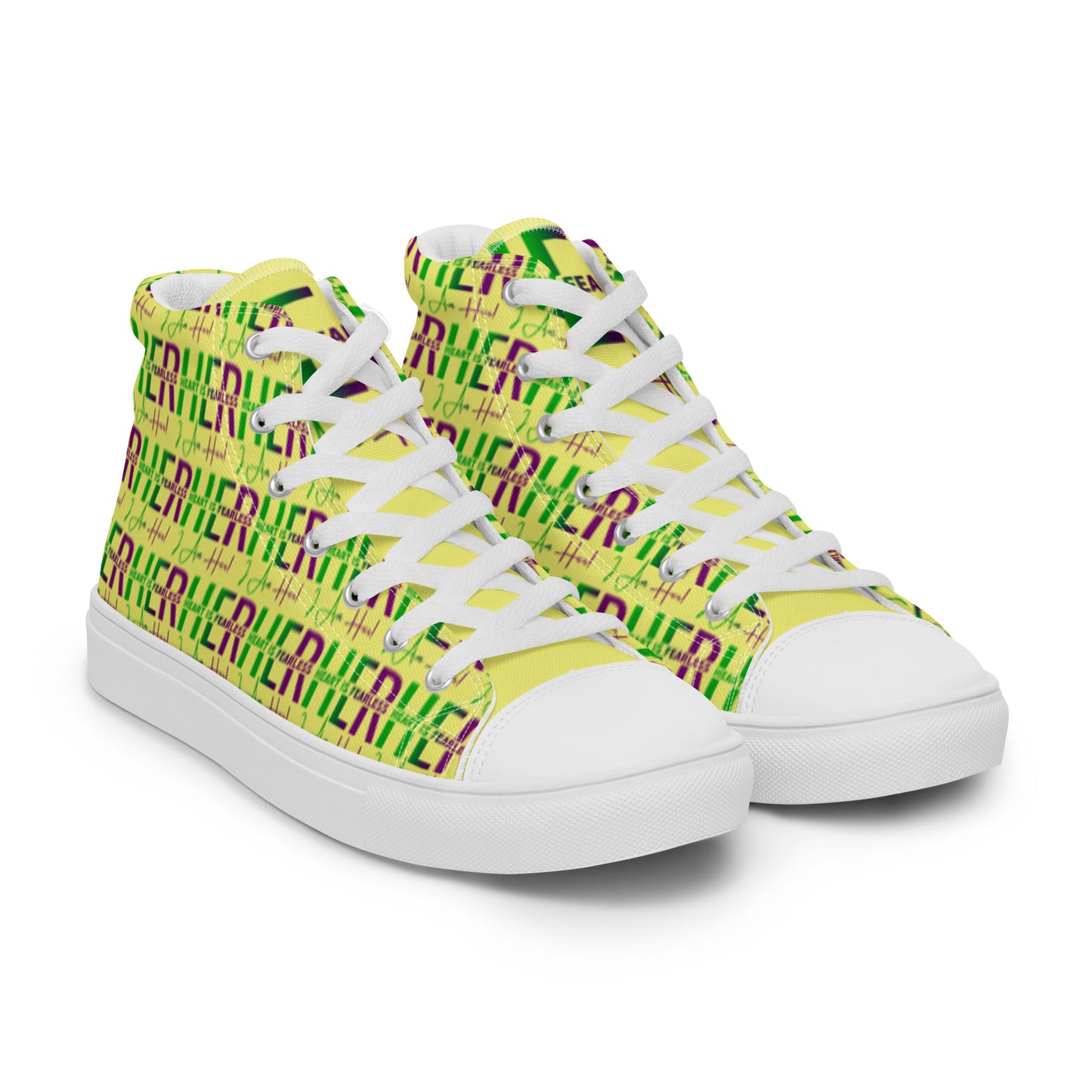 Women’s Designer high top canvas shoes