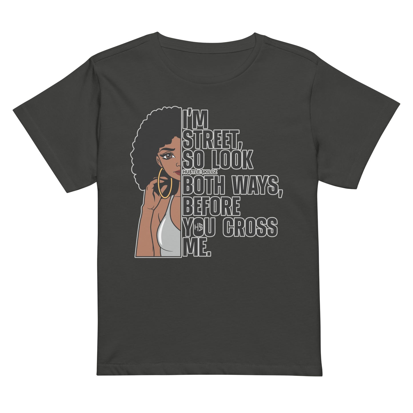 Women’s high-waisted t-shirt