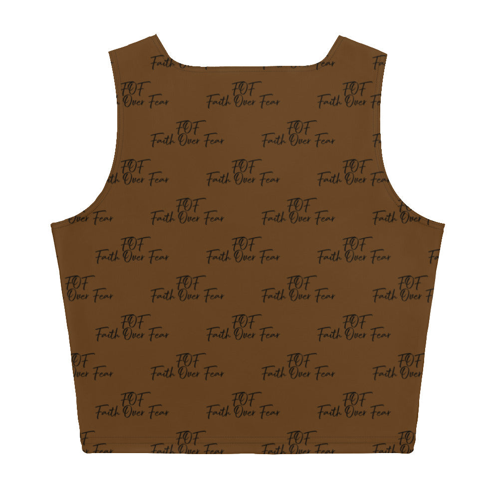 Faith Over Fear Women’s Crop Top