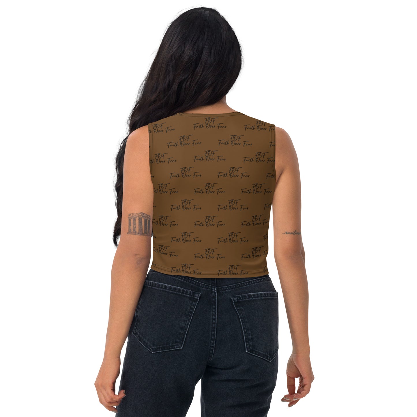 Faith Over Fear Women’s Crop Top
