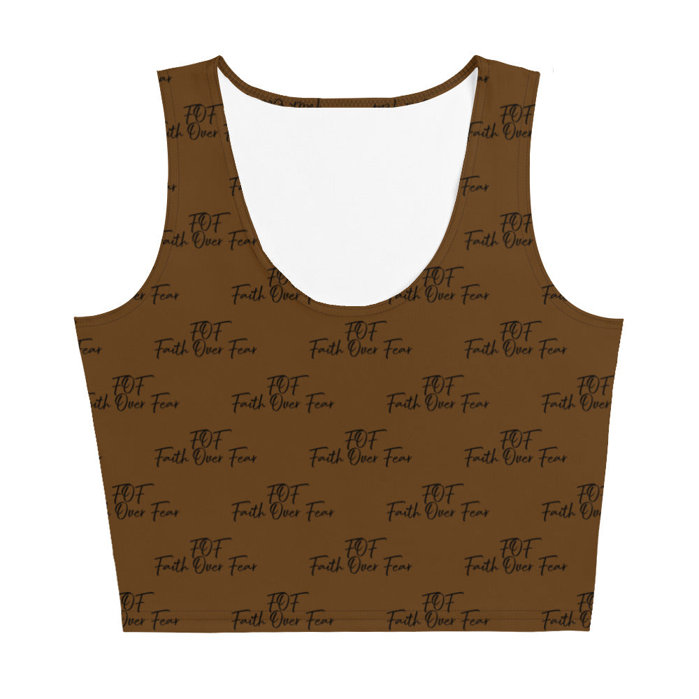 Faith Over Fear Women’s Crop Top