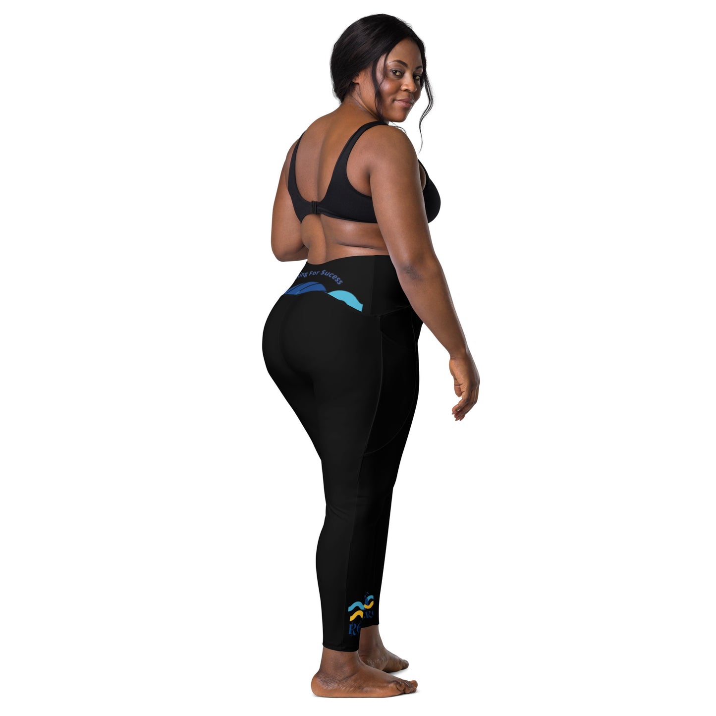 Rocko52 Crossover leggings with pockets