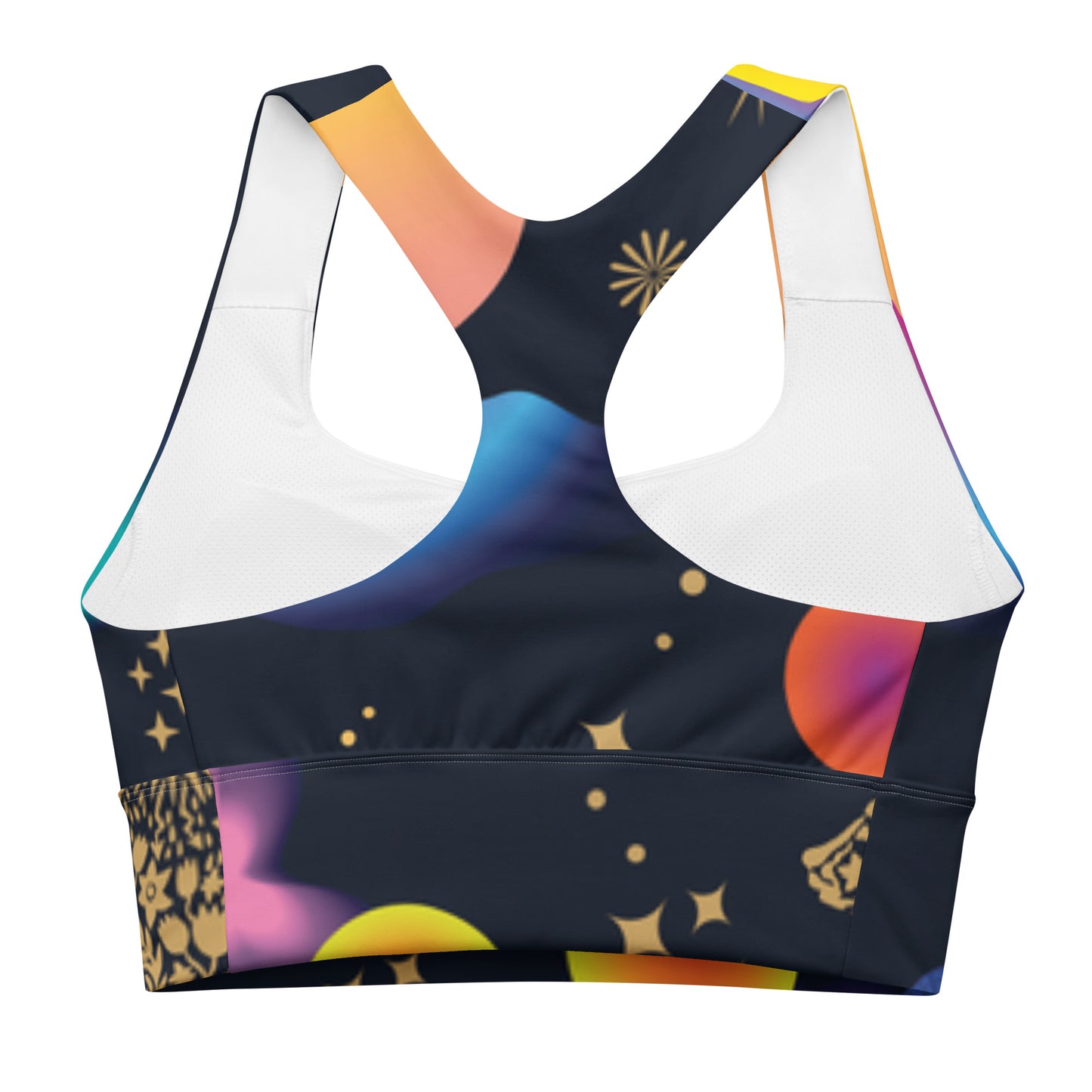Black Billionaire women Longline sports bra