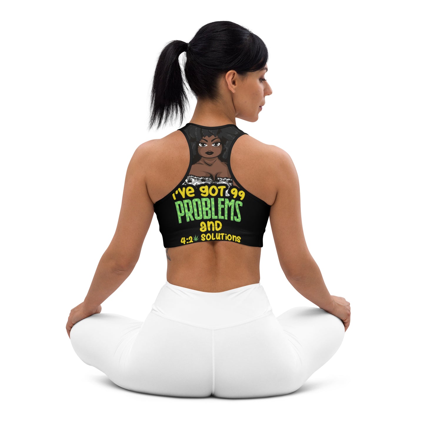 99 Problems (Padded Sports Bra)