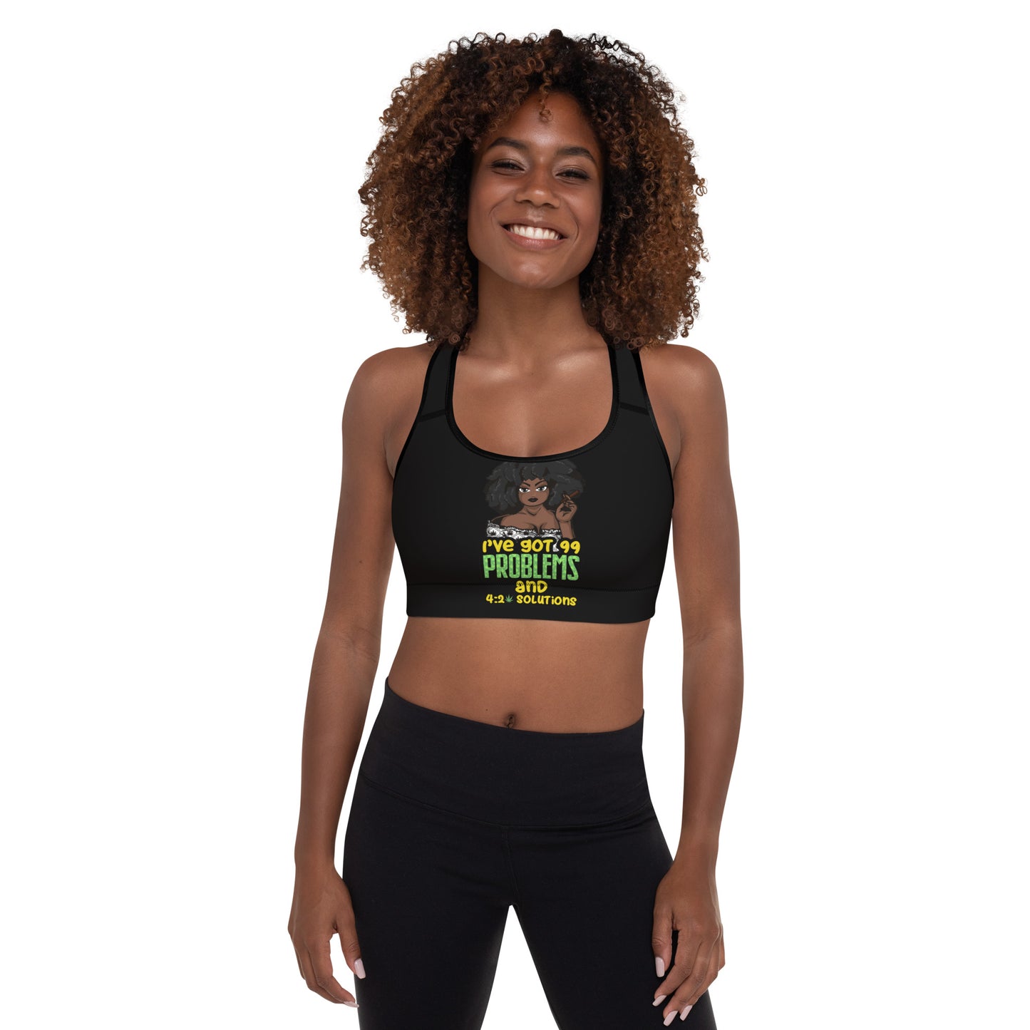 99 Problems (Padded Sports Bra)