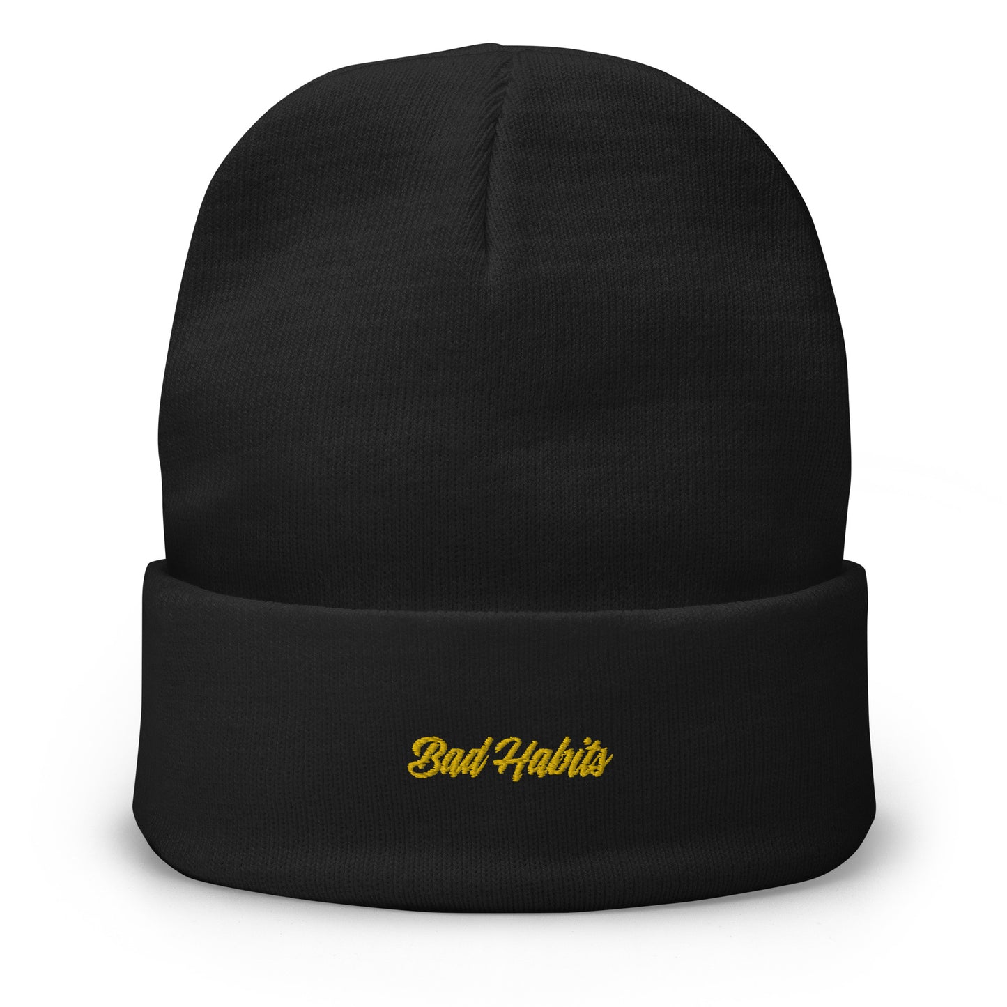 Bad Habits Embroidered Beanie