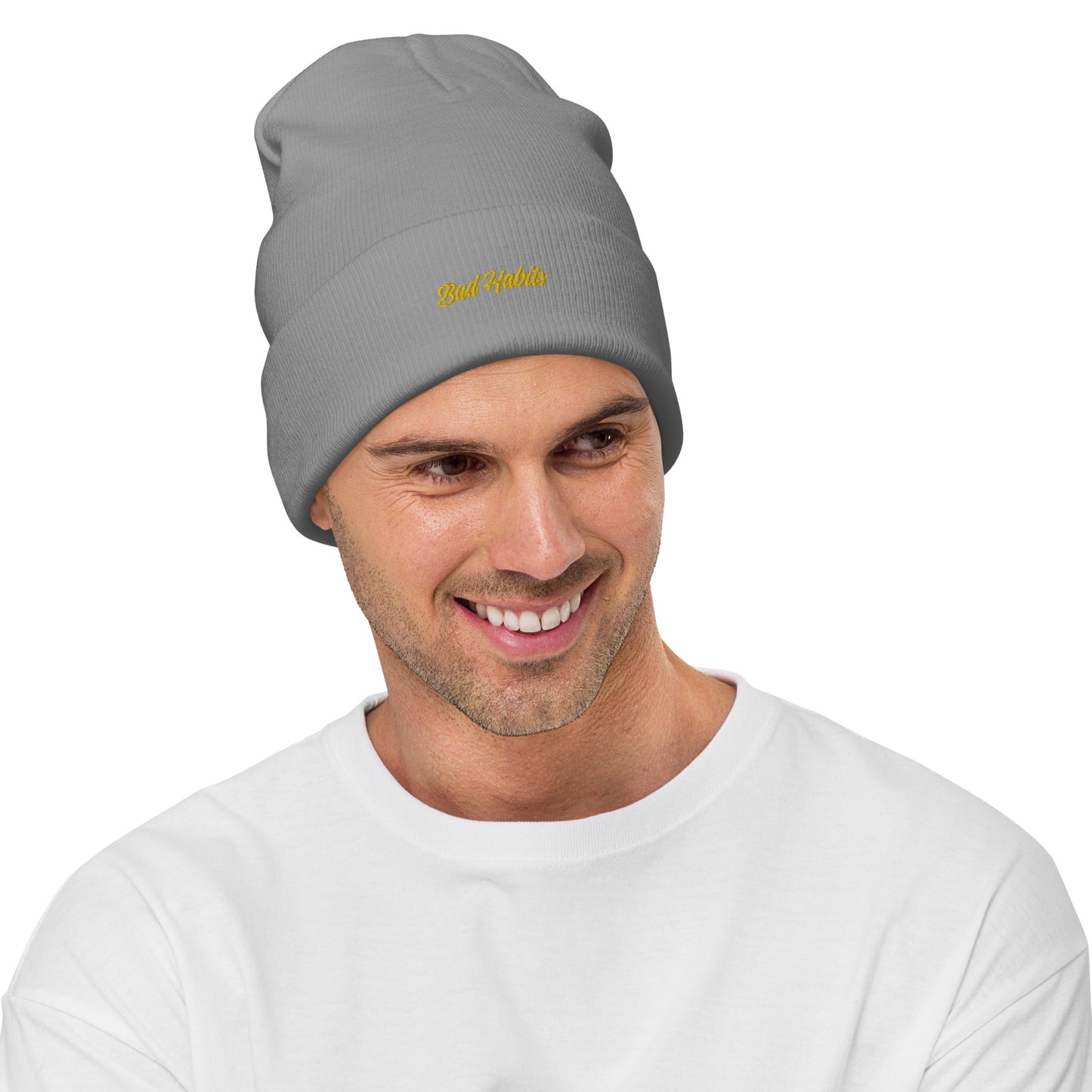 Bad Habits Embroidered Beanie