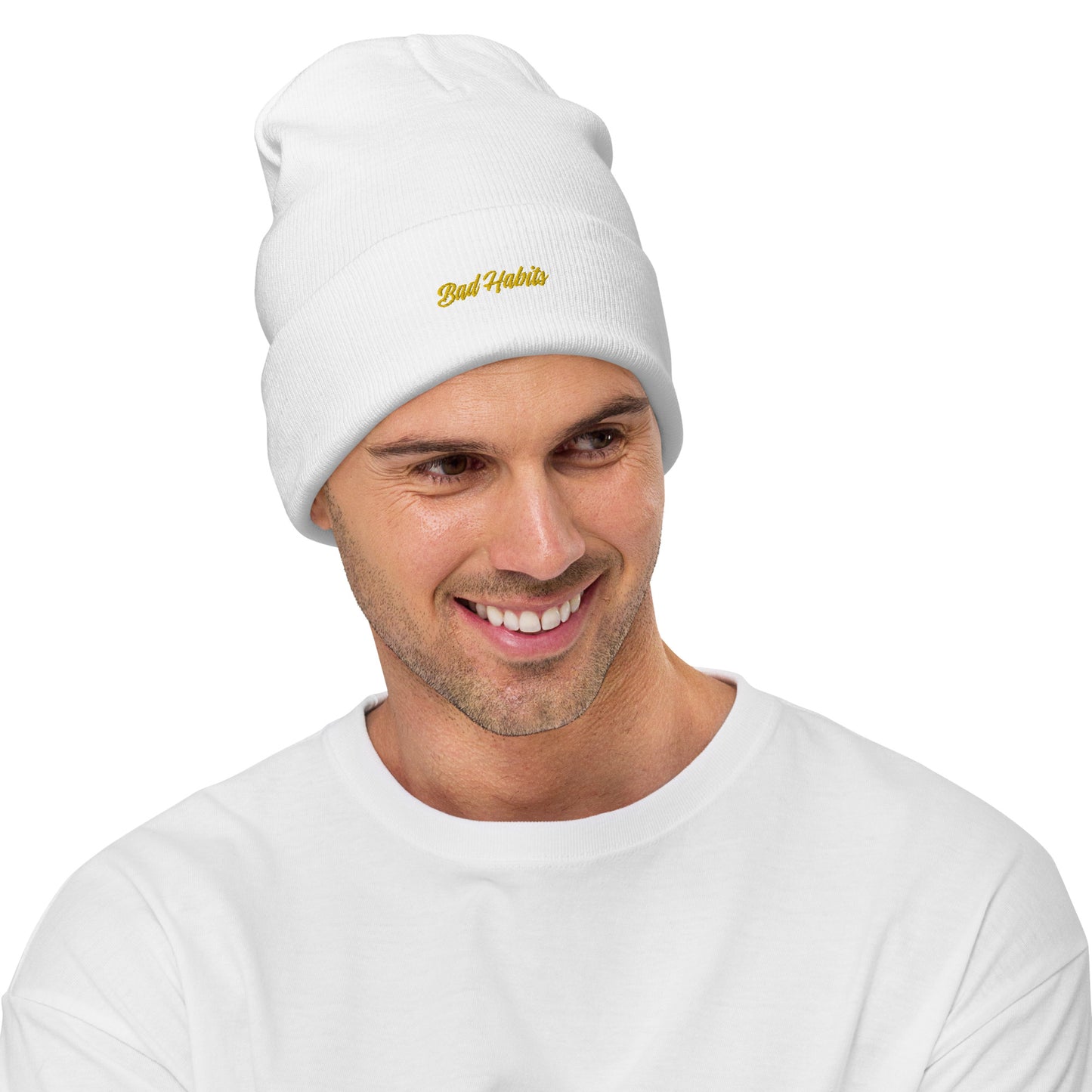 Bad Habits Embroidered Beanie