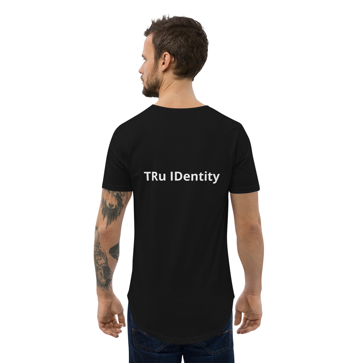 TRu IDentity Men's Curved Hem T-Shirt