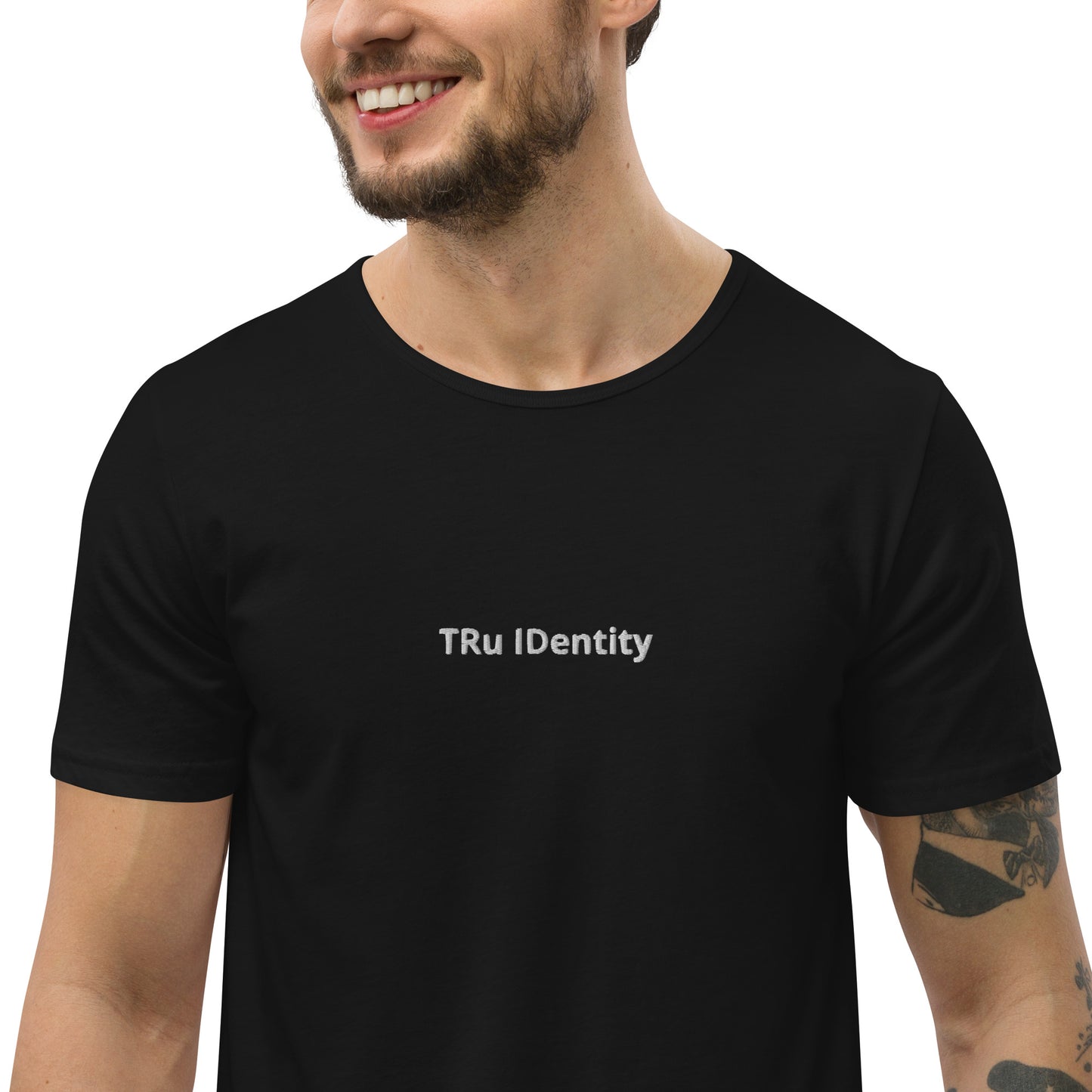 TRu IDentity Men's Curved Hem T-Shirt
