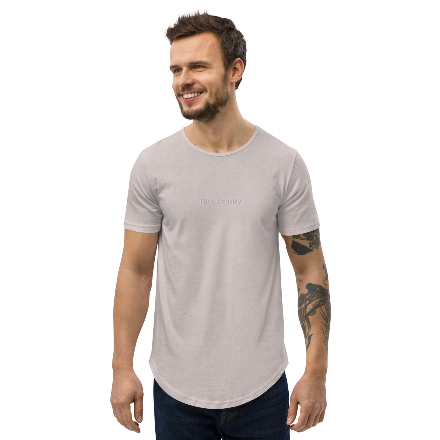 TRu IDentity Men's Curved Hem T-Shirt