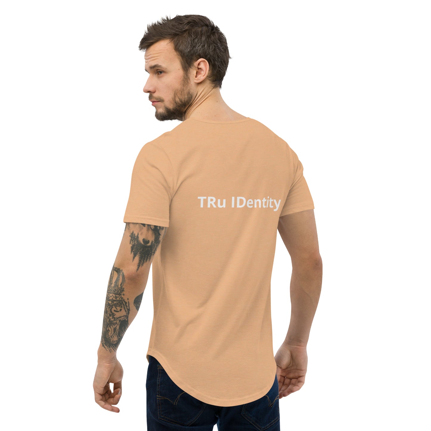 TRu IDentity Men's Curved Hem T-Shirt