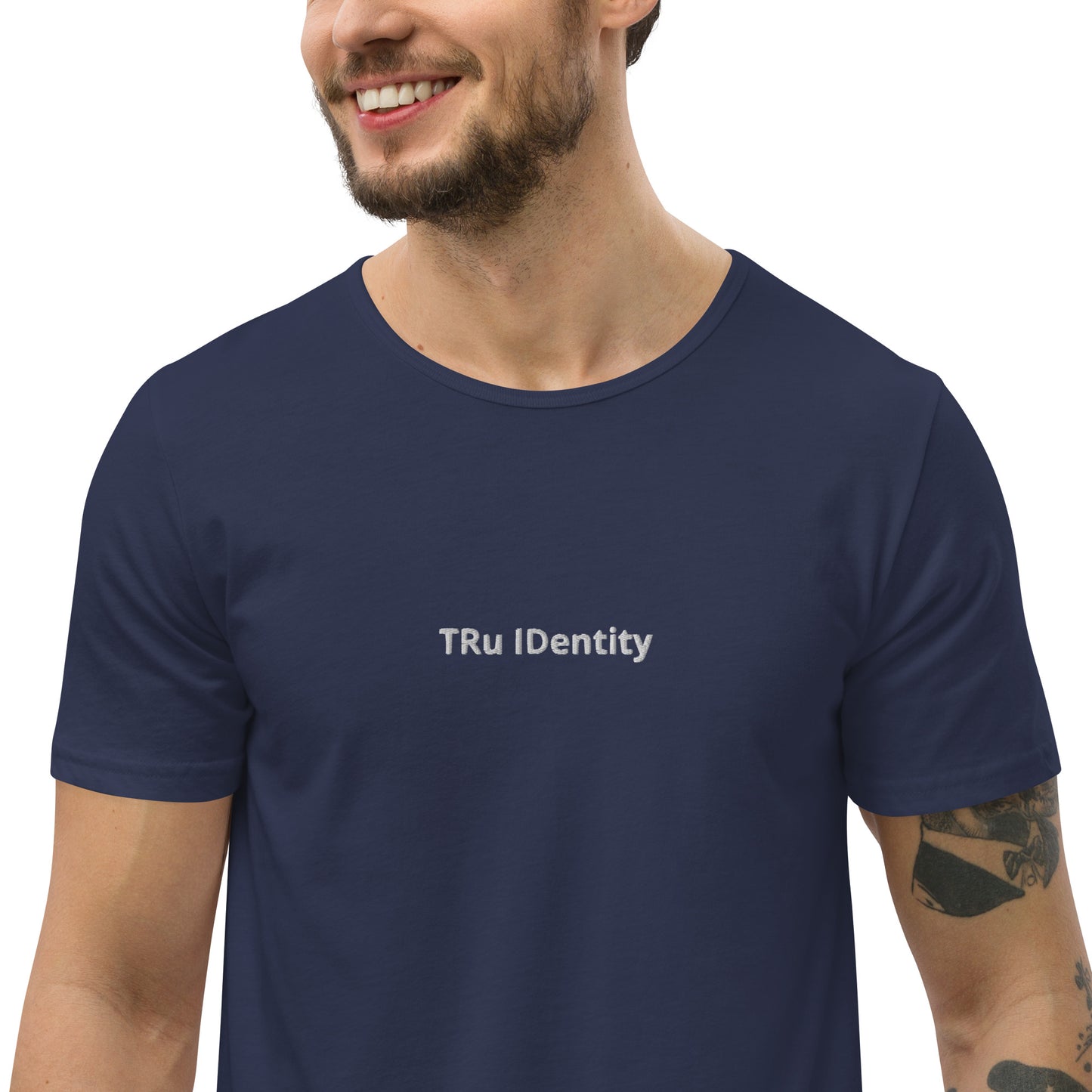 TRu IDentity Men's Curved Hem T-Shirt