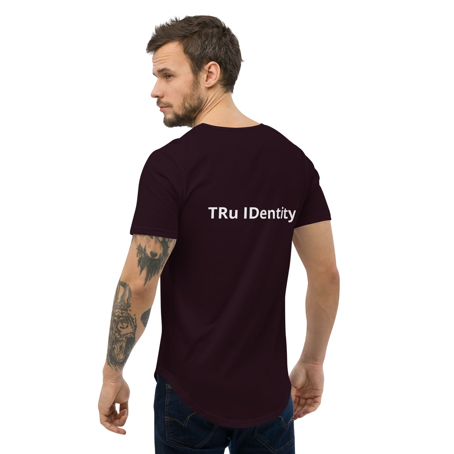 TRu IDentity Men's Curved Hem T-Shirt